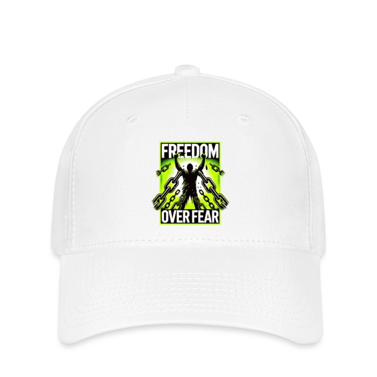 freedom-over-fear-flexfit-cap-weiss
