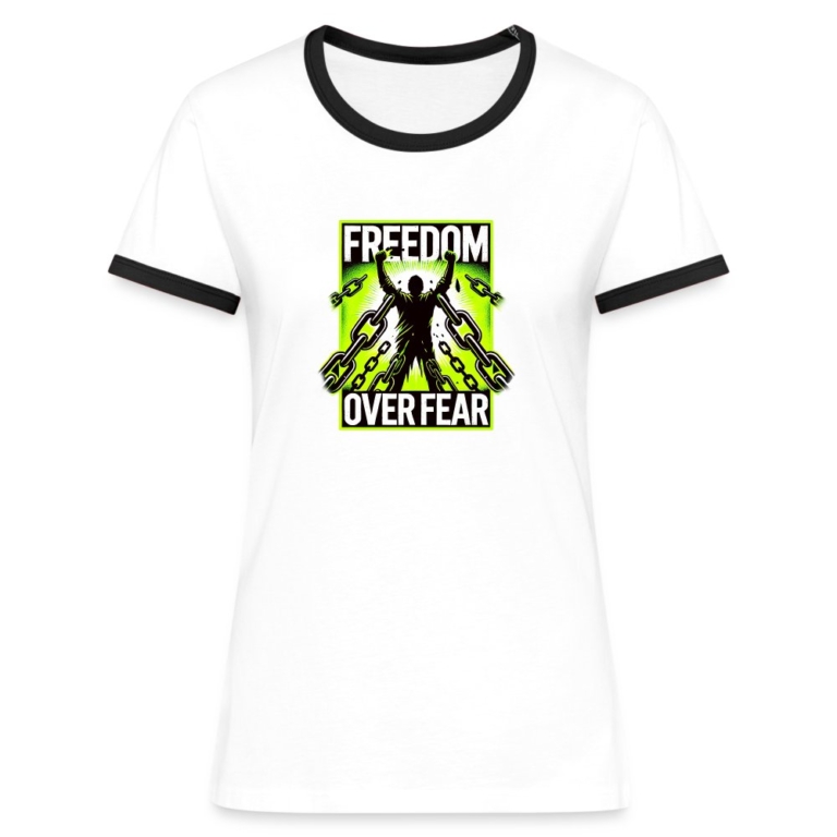 freedom-over-fear-frauen-kontrast-t-shirt-weiss-schwarz