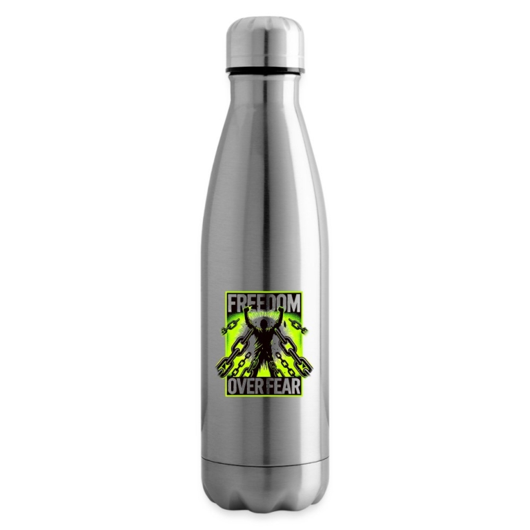 freedom-over-fear-isolierflasche-lightsilver