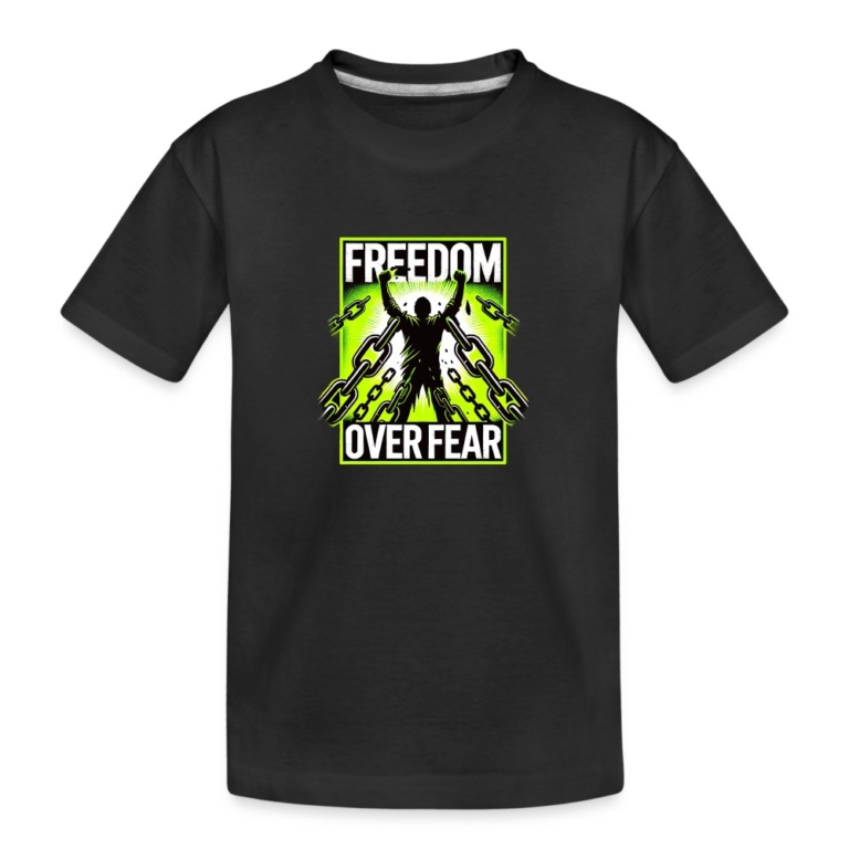 freedom-over-fear-kinder-premium-bio-t-shirt-schwarz