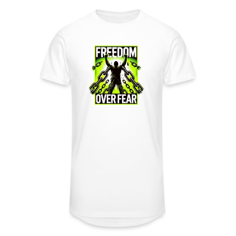 freedom-over-fear-maenner-urban-longshirt-weiss