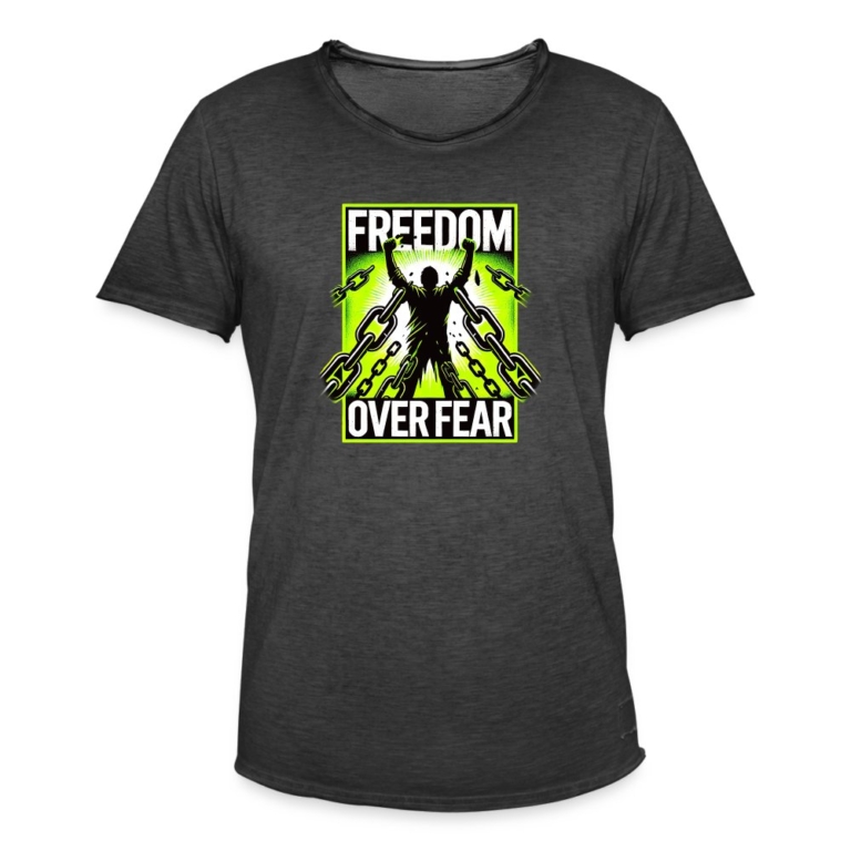 freedom-over-fear-maenner-vintage-t-shirt-vintage-schwarz