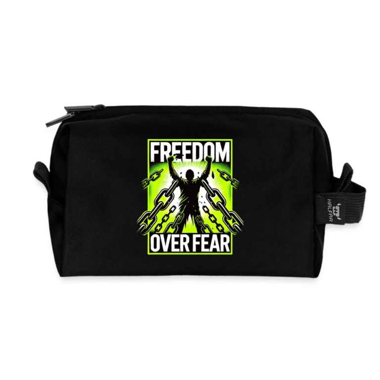 freedom-over-fear-recycelte-kulturtasche-schwarz