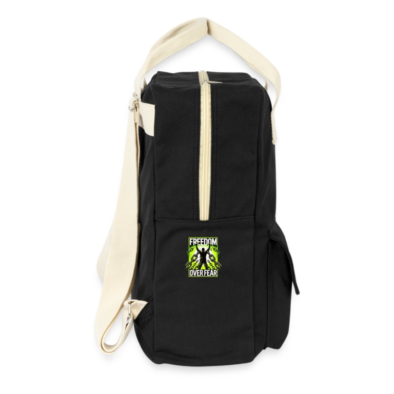 freedom-over-fear-retro-rucksack-schwarz