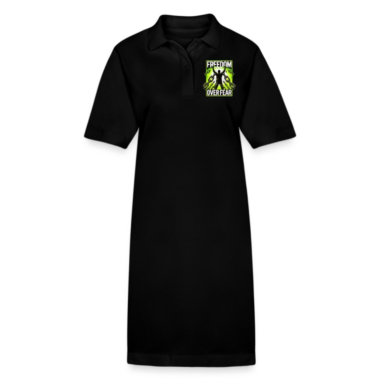 freedom-over-fear-stanleystella-frauen-bio-polokleid-paiger-schwarz