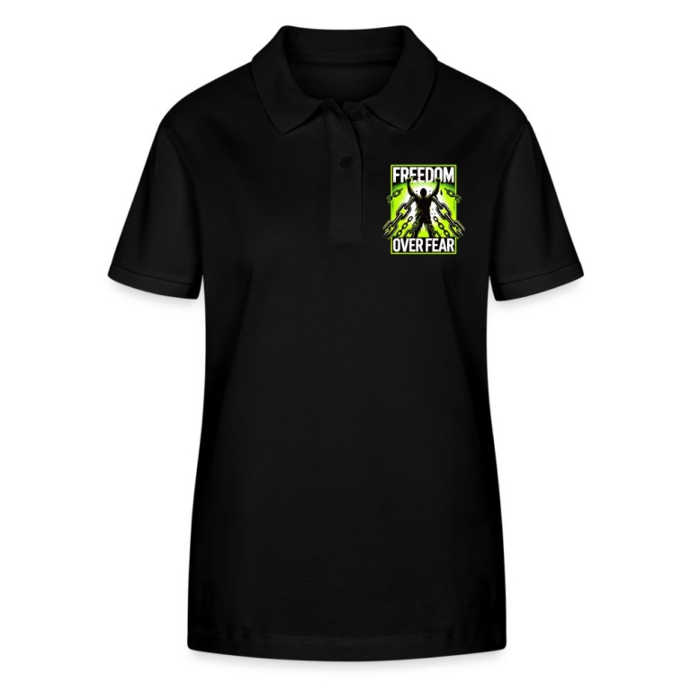 freedom-over-fear-stanleystella-frauen-bio-poloshirt-elliser-schwarz