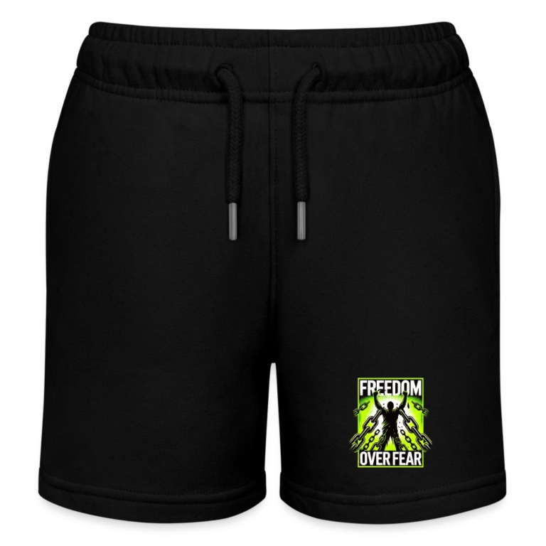 freedom-over-fear-stanleystella-kinder-bio-joggingshorts-mini-bolter-schwarz
