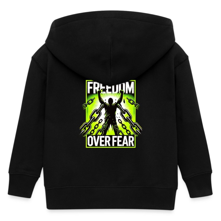 freedom-over-fear-stanleystella-mini-cultivator-bio-kinder-kapuzenjacke-schwarz