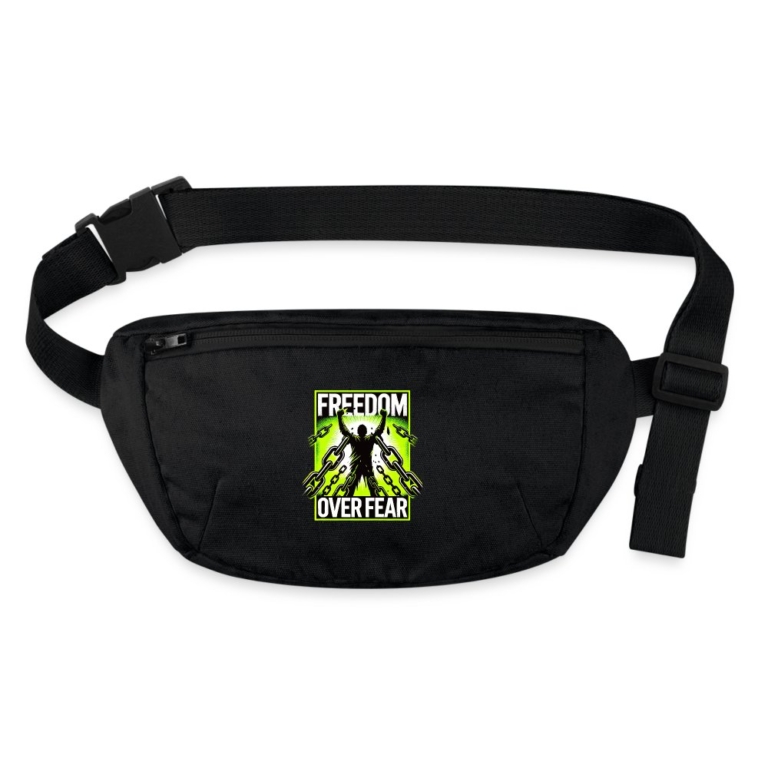 freedom-over-fear-stanleystella-recycelte-guerteltasche-schwarz