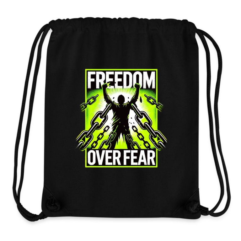 freedom-over-fear-stanleystella-recycelter-gym-bag-schwarz