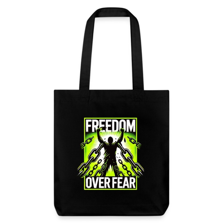 freedom-over-fear-stanleystella-recycelter-heavyweight-stoffbeutel-schwarz