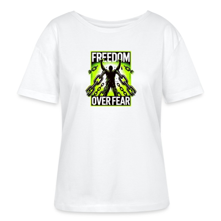 freedom-over-fear-stanleystella-relaxed-rundhals-frauen-bio-t-shirt-serena-weiss