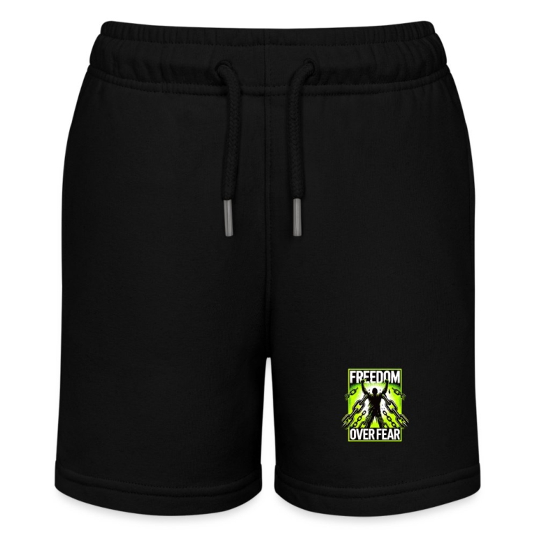 freedom-over-fear-stanleystella-teenager-bio-joggingshorts-mini-bolter-schwarz