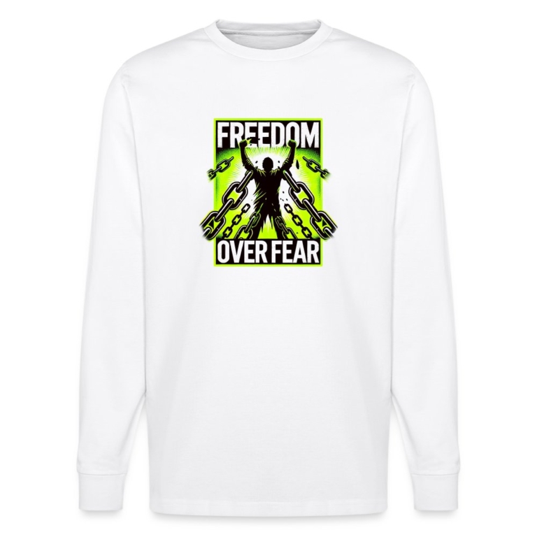freedom-over-fear-stanleystella-unisex-bio-langarmshirt-shifts-dry-weiss