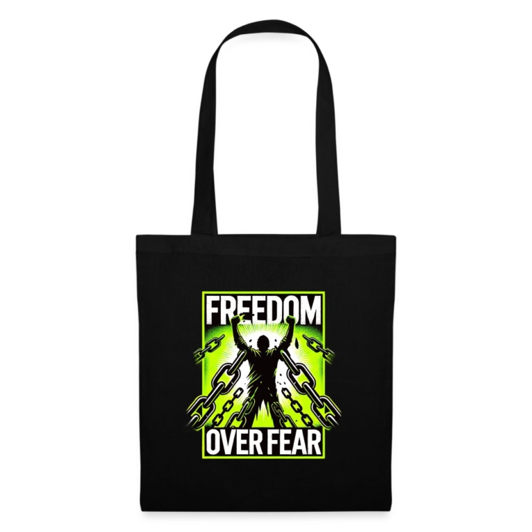 freedom-over-fear-stoffbeutel-schwarz