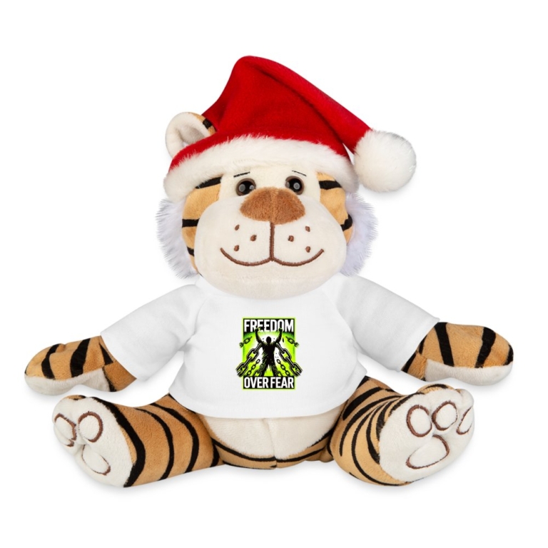 freedom-over-fear-weihnachtstiger-weiss