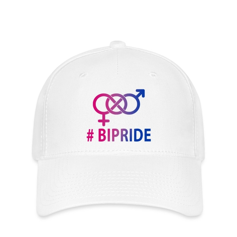 hashtag-bipride-glyphen-flexfit-cap-weiss