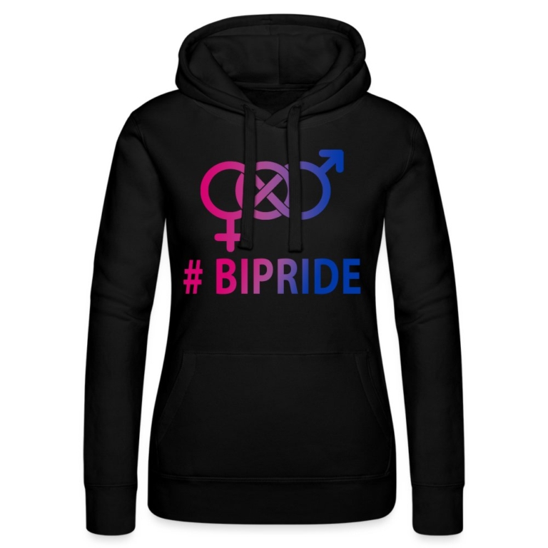 hashtag-bipride-glyphen-frauen-kapuzen-sweater-von-russell-schwarz