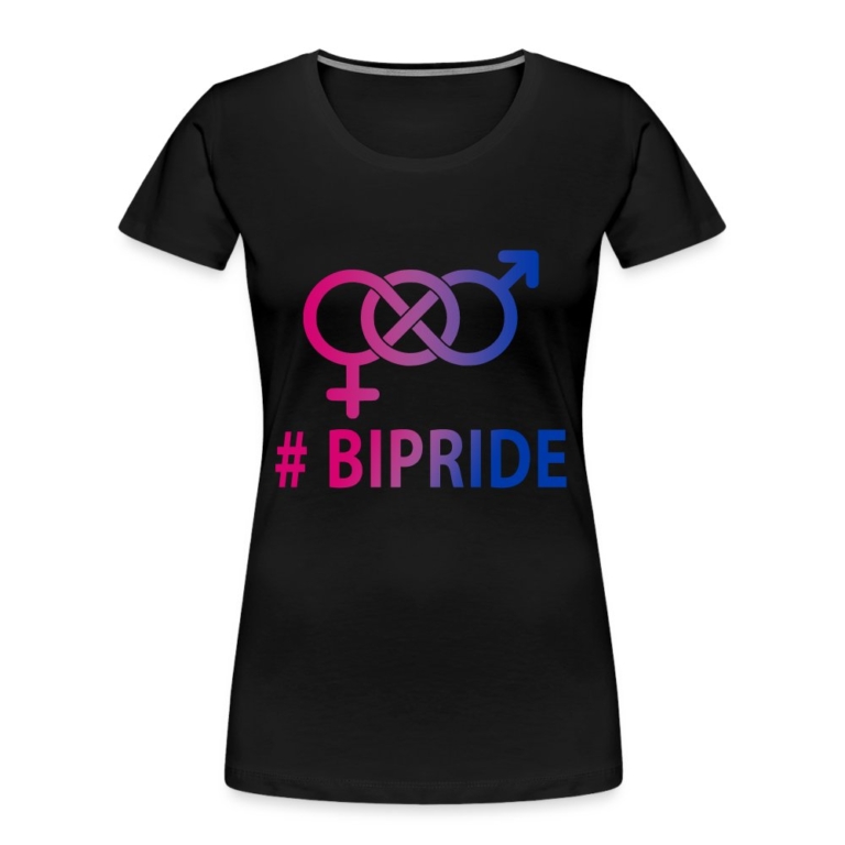hashtag-bipride-glyphen-frauen-premium-bio-t-shirt-schwarz