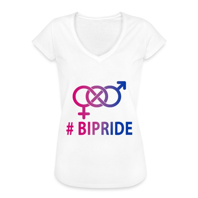 hashtag-bipride-glyphen-frauen-vintage-t-shirt-weiss