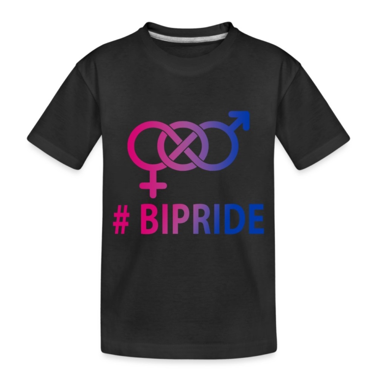hashtag-bipride-glyphen-kinder-premium-bio-t-shirt-schwarz