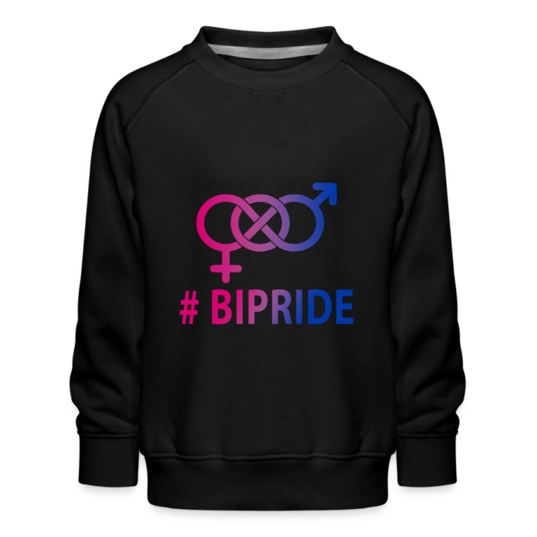 hashtag-bipride-glyphen-kinder-premium-pullover-schwarz