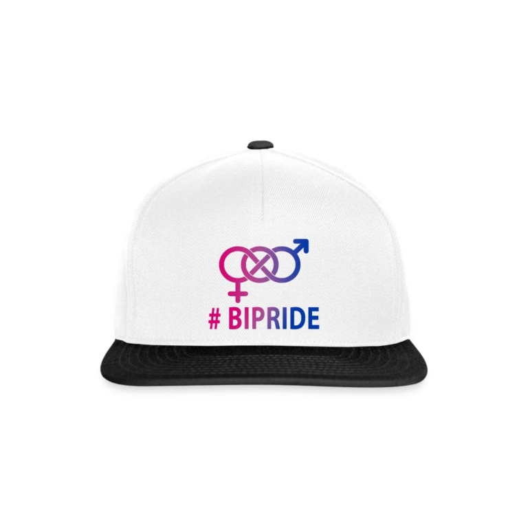 hashtag-bipride-glyphen-snapback-cap-weiss-schwarz