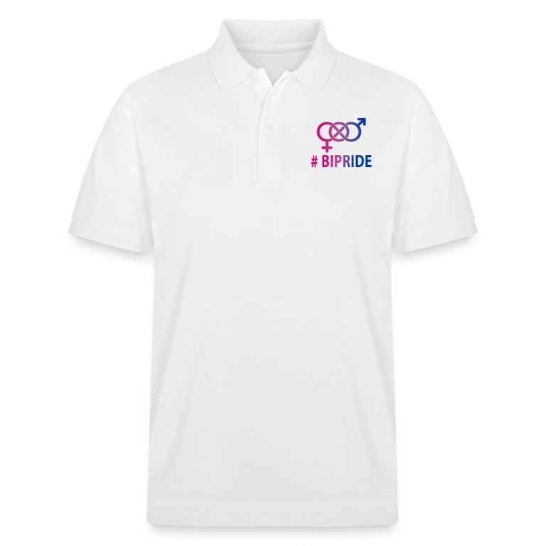hashtag-bipride-glyphen-stanleystella-unisex-bio-poloshirt-prepster-weiss