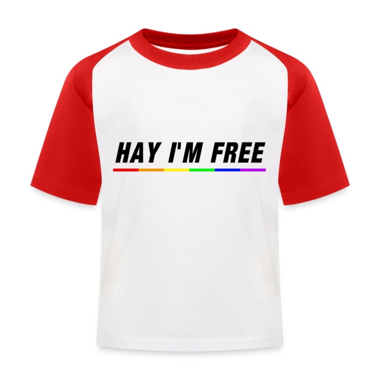 hay-im-free-kinder-baseball-t-shirt-weiss-rot