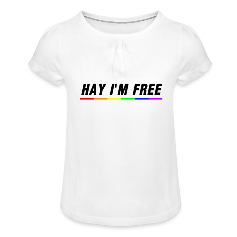 hay-im-free-maedchen-t-shirt-mit-raffungen-weiss