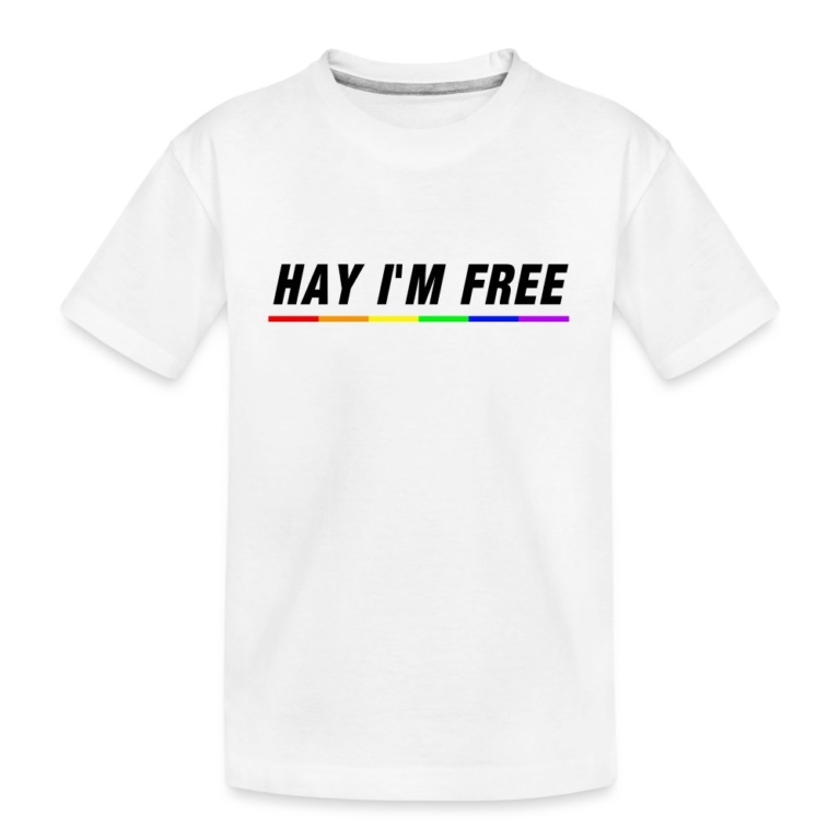 hay-im-free-teenager-premium-bio-t-shirt-weiss