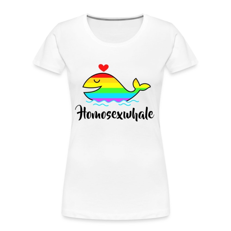homosexwhale-frauen-premium-bio-t-shirt-weiss
