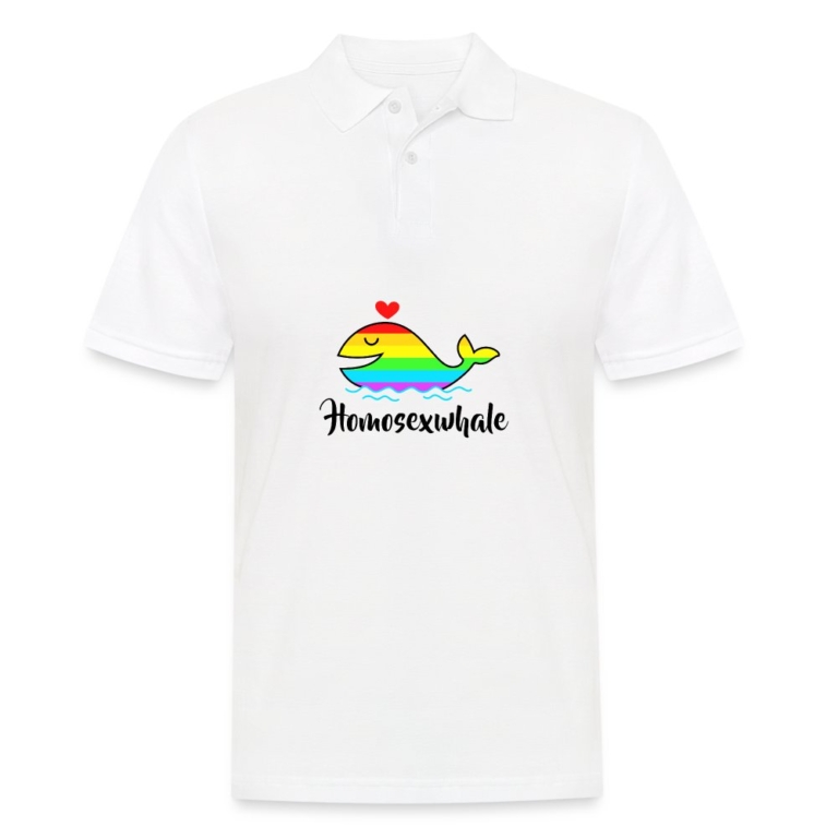 homosexwhale-maenner-poloshirt-weiss