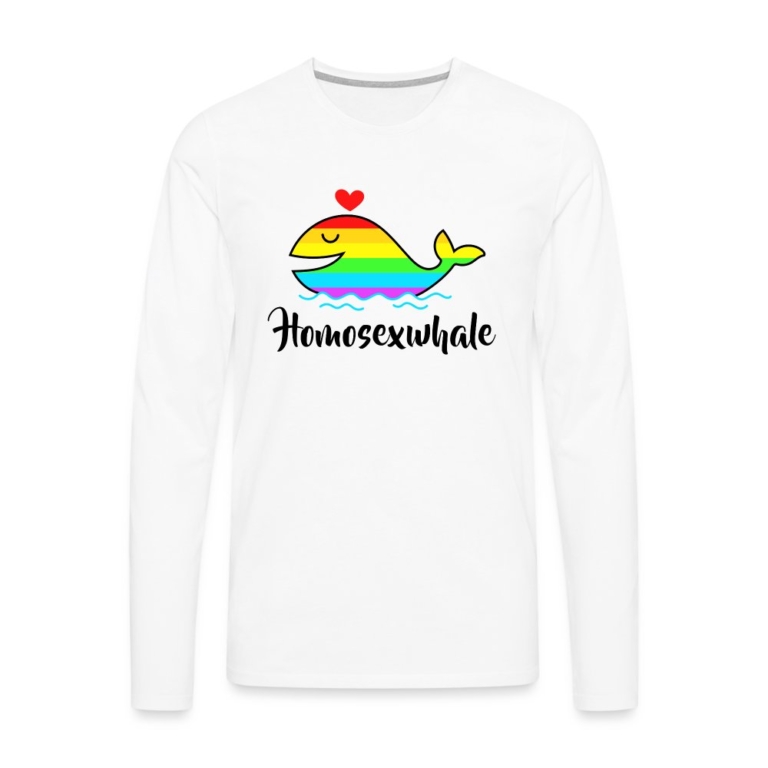homosexwhale-maenner-premium-langarmshirt-weiss