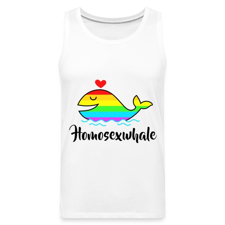 homosexwhale-maenner-premium-tank-top-weiss