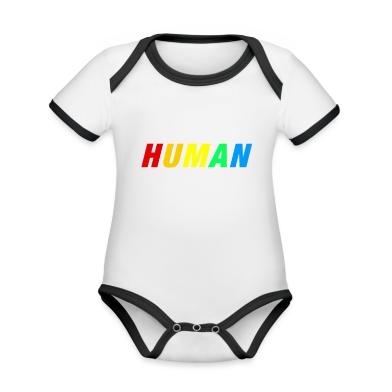 human-lgbtq-baby-bio-kurzarm-kontrastbody-weiss-schwarz