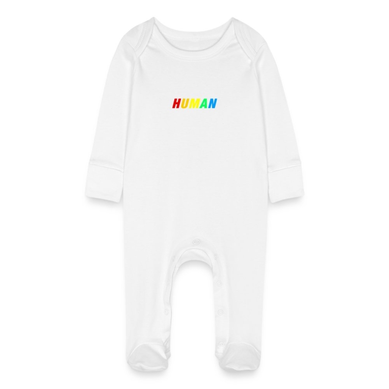 human-lgbtq-baby-bio-schlafanzug-mit-kratzhandschuhen-weiss