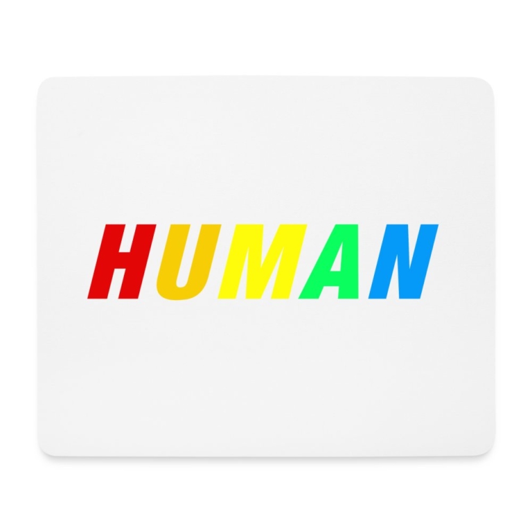 human-lgbtq-mousepad-querformat-weiss