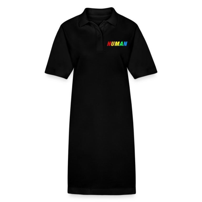 human-lgbtq-stanleystella-frauen-bio-polokleid-paiger-schwarz