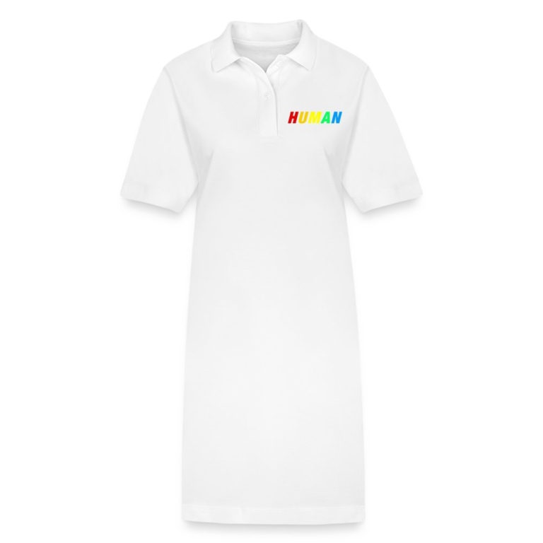 human-lgbtq-stanleystella-frauen-bio-polokleid-paiger-weiss