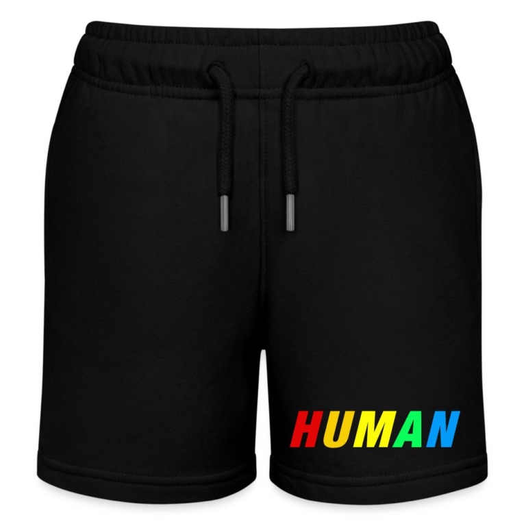 human-lgbtq-stanleystella-kinder-bio-joggingshorts-mini-bolter-schwarz