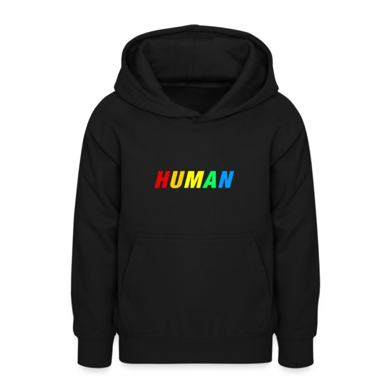 human-lgbtq-teenager-hoodie-schwarz