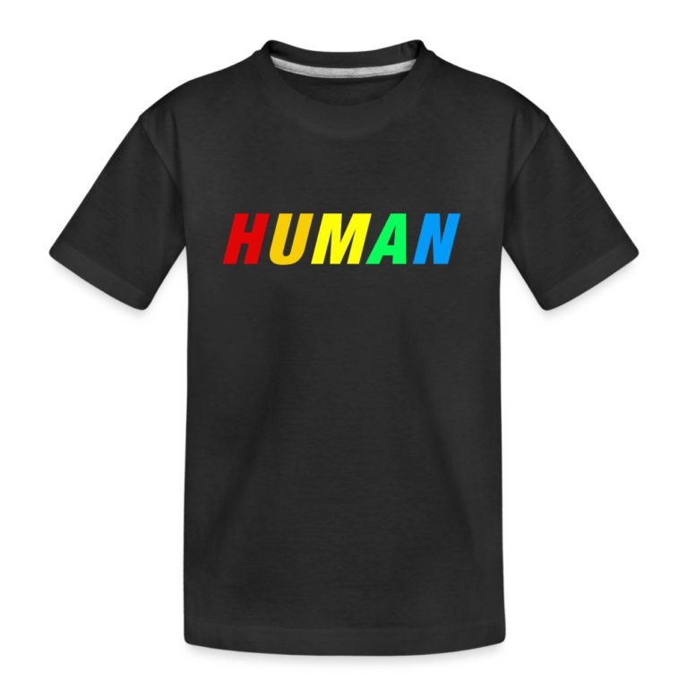 human-lgbtq-teenager-premium-bio-t-shirt-schwarz