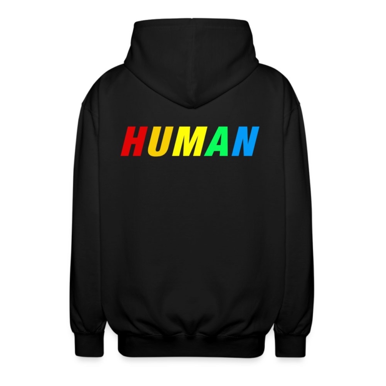 human-lgbtq-unisex-kapuzenjacke-schwarz