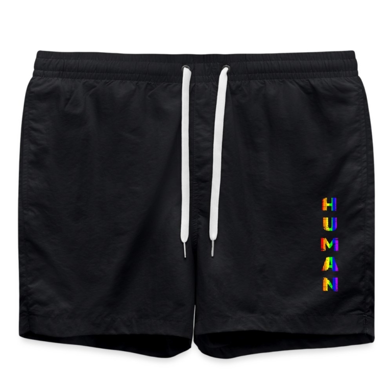 human-vertical-badeshorts-schwarz