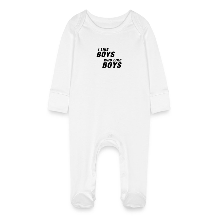 i-like-boys-who-like-boys-black-baby-bio-schlafanzug-mit-kratzhandschuhen-weiss
