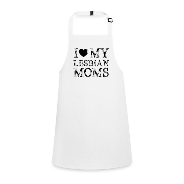 i-love-my-lesbian-moms-schuerze-fuer-kinder-weiss