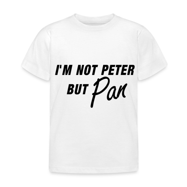 im-not-peter-but-pan-kinder-t-shirt-weiss