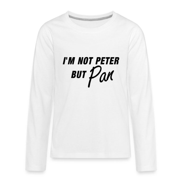 im-not-peter-but-pan-teenager-premium-langarmshirt-weiss