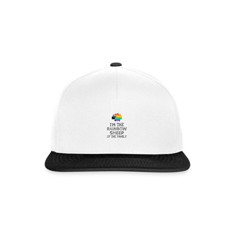 im-the-rainbow-sheep-of-the-family-snapback-cap-weiss-schwarz